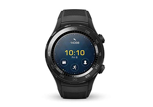 HUAWEI Watch 2 Smartwatch, ROM de 4 GB, Android Wear, Bluetooth, Wifi, monitor de frecuencia cardíaca, negro (negro carbón)