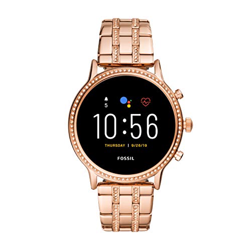 Fossil Smartwatch Touchscreen Connected Mujer Acero inoxidable FTW6035, Oro rosa